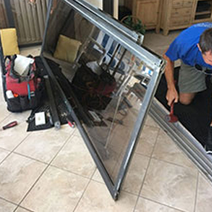 sliding glass door frame repair Bloomington